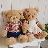 毛绒玩具公仔专柜正版泰迪熊情侣泰迪抱抱熊压床娃娃结婚生日礼物