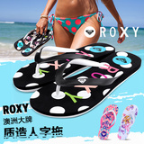 Roxy 新款夏季女印花舒适平跟休闲时尚人字拖沙滩拖鞋凉拖41-1990