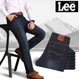 Jmaxs Lee专柜正品男士直筒牛仔裤80后稳重大方商务休闲绅士长裤