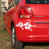 反光花朵遮档划痕随意贴花车贴拉花装饰贴科鲁兹个性可爱汽车贴纸
