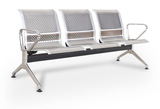 青岛办公家具不锈钢钢排椅休息连体公共机场椅三人位四人位输液椅