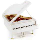 天空之城钢琴音乐盒 创意钢琴模型八音盒 送好友闺蜜小孩a1a6d
