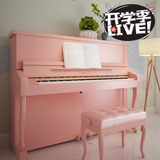 德国全新钢琴原装布鲁诺 高端专业演奏初学者粉色立式钢琴包到家