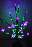 LED树灯 樱花紫玫瑰树发光仿真景观树 节日彩灯 婚庆布置商场装扮