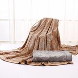 包邮 中国结专柜竹纤维毛巾被 盖毯 空调毯 双面毛圈提花 男士