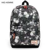 HKS－HOMME韩版时尚学院风女士书包学生小清新双肩包女旅行包背包