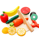 盒装木制磁性切水果玩具 切切乐 水果蔬菜切切看过家家玩具