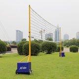 二合一气排球架羽毛球网架加重标准移动式多功能羽毛球柱羽毛球架