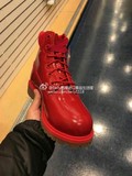 美国直邮 Timberland/添柏岚女鞋 新品 6英寸经典靴 漆皮 大红色