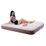 美国INTEX64702新款单人双人线拉充气床垫野营户外气垫午睡折叠床