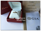 巴黎正品代购Cartier卡地亚TRINITY三色金钻戒N4204200全球联保