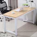特价 包邮实木电脑桌台式桌家用写字台 简约钢木办公桌简易电脑桌