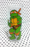 正品美国动画忍者神龟随手钢化玻璃杯可乐冷饮杯儿童卡通创意水杯