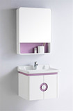 新品浴室柜 现代简约橡木柜/梳洗陶瓷洗脸盆/镜柜组合浴室柜