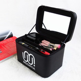 精品专业箱包 时尚韩国大容量大号手提立体定型化妆包pu化妆箱