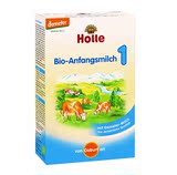 德国原装进口HOLLE凯莉泓乐有机奶粉1段400g 0-6月
