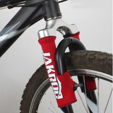 单车装备配件护叉套山地车自行车前叉套减震防尘套前叉保护套