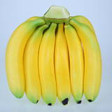 仿真水果蔬菜香蕉 假水果串供品模型 橱柜家居装饰品拍摄影视道具