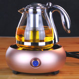 玉兰香 玻璃茶壶不锈钢过滤电陶炉煮茶壶烧水壶大容量泡茶器套装