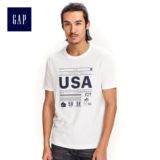 Gap男装 纯棉个性地区风格T恤之美国323204