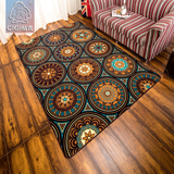 仙吉欧式民族风地毯客厅茶几卧室地毯沙发毯时尚个性复古欧美地毯