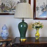 迪胜裂纹陶瓷花瓶台灯现代中式欧式客厅卧室床头书桌灯景德镇正