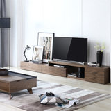 北欧电视柜组合简约现代小户型客厅中式个性简易墙柜伸缩电视机柜