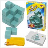 FHER年货 小乖蛋 3D建筑模型智力解题通关玩具索玛立方块七块立体
