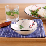 西式日式创意餐具 沙拉碗小碟子 陶瓷味碟4.5寸酒店点心碟蛋糕碟