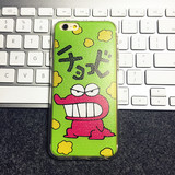 动漫蜡笔小新 恐龙iphone6s plus手机壳 苹果6 4.7防摔保护套5S潮