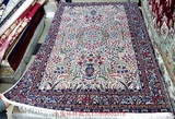 高档欧式客厅地毯伊朗手工纯羊毛地垫2x2m波斯进口地毯卧室床边毯