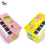 CBSKY 婴儿钢琴儿童木质小钢琴25键钢琴机台式机械小钢琴动物图案
