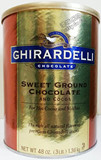 100% 美国进口Ghirardelli 金鹰(黑)巧克力粉  1.36kg