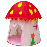 宝大师漂亮粉红蘑菇帐篷儿童游戏屋小房子城堡屋宝宝玩具屋过家家