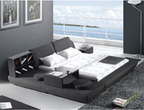 布床布艺床简约现代双人床1.8米布艺软床榻榻米床可拆洗布艺床