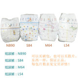 日本进口尤妮佳纸尿裤尿不湿L54/M64/S84/NB90 拆包散卖片数看表