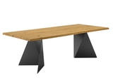 北欧复古实木餐桌书桌创意会议桌办公桌工作台长桌个性电脑桌定制