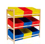 幼儿园实木书包柜收纳架儿童木制玩具柜储物架收拾收纳柜放书包柜