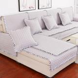 特价棉线田园四季沙发垫简约现代客厅布艺防滑沙发巾坐垫沙发套