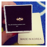 「The XX - acc 」韩国代购 最貌美的小钻石耳夹（单只）