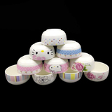 爱家乐陶 可爱韩式骨瓷卡通陶瓷餐具 米饭碗碟盘勺组合家用套装