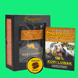 印尼进口 Suryana苏雅珈Kopi Luwak麝香猫屎咖啡豆/粉 罗巴斯特