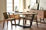 北欧欧式实木复古餐桌铁艺餐桌椅组合小户型餐桌电脑桌办公桌简约