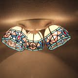 现代简约LED吸顶灯创意时尚架子灯蓝色卧室书房灯厨卫灯餐厅灯具