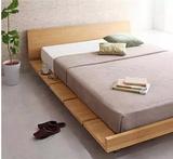 新款上市日式矮床双人床田园床榻榻米床床架1.5米1.8米可定制