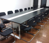 上海办公家具 会议桌大气会议台大型长方形洽谈桌椅时尚现代简约