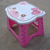 卡通小凳子板凳 可折叠儿童椅子幼儿便携塑料宝宝折叠凳 加厚矮凳