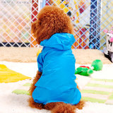 狗狗宠物雨衣狗衣服中小型犬四腿 泰迪狗雨衣宠物雨衣狗用品 包邮