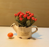 仿真绿植物小盆栽假花装饰花家居室内装饰品摆件陶瓷花盆花瓶盆景