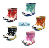 韩国正品代购英国FLYINGDOG环保男童女童大童儿童短筒雨鞋雨靴